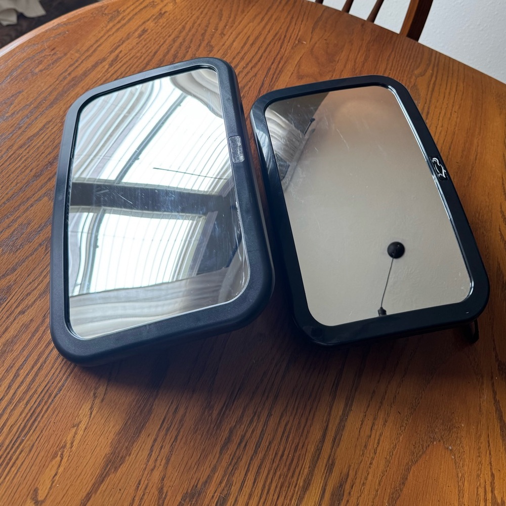 Black Baby Car Mirror Set